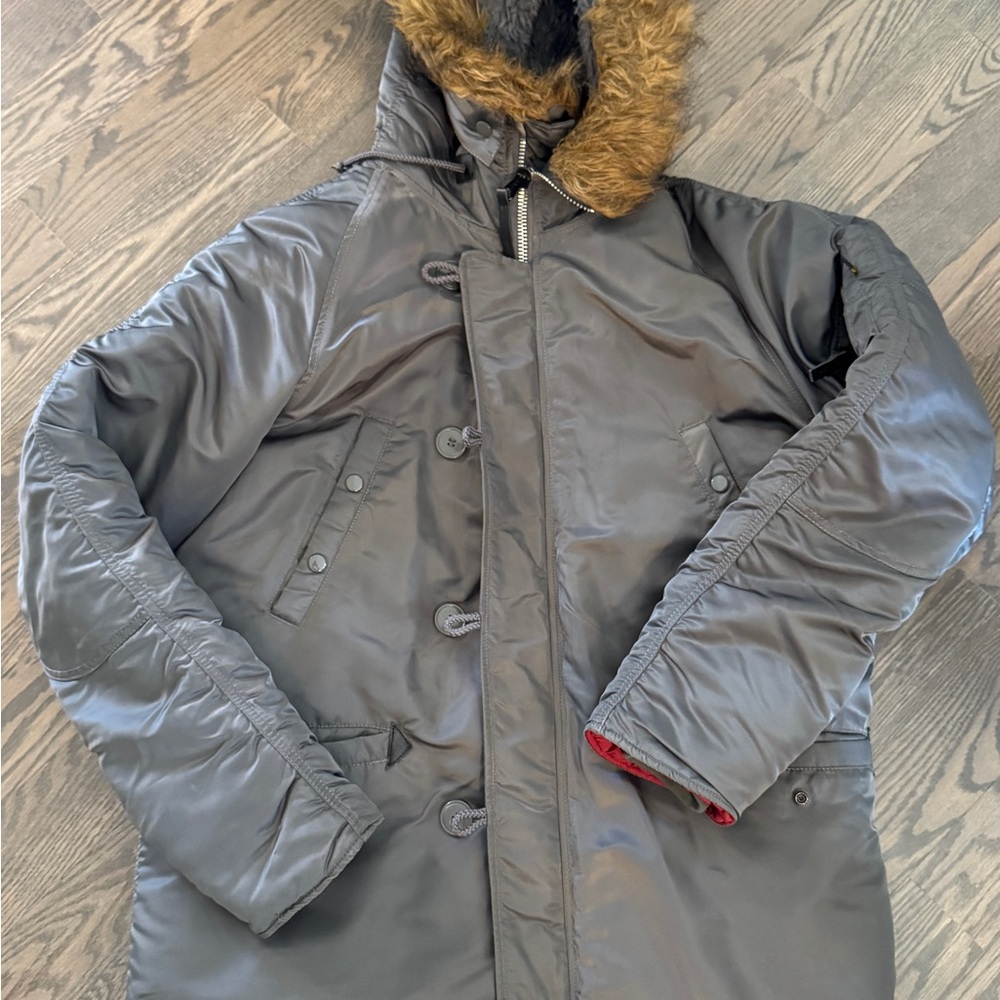 Alpha Industries N3B Gray Parka